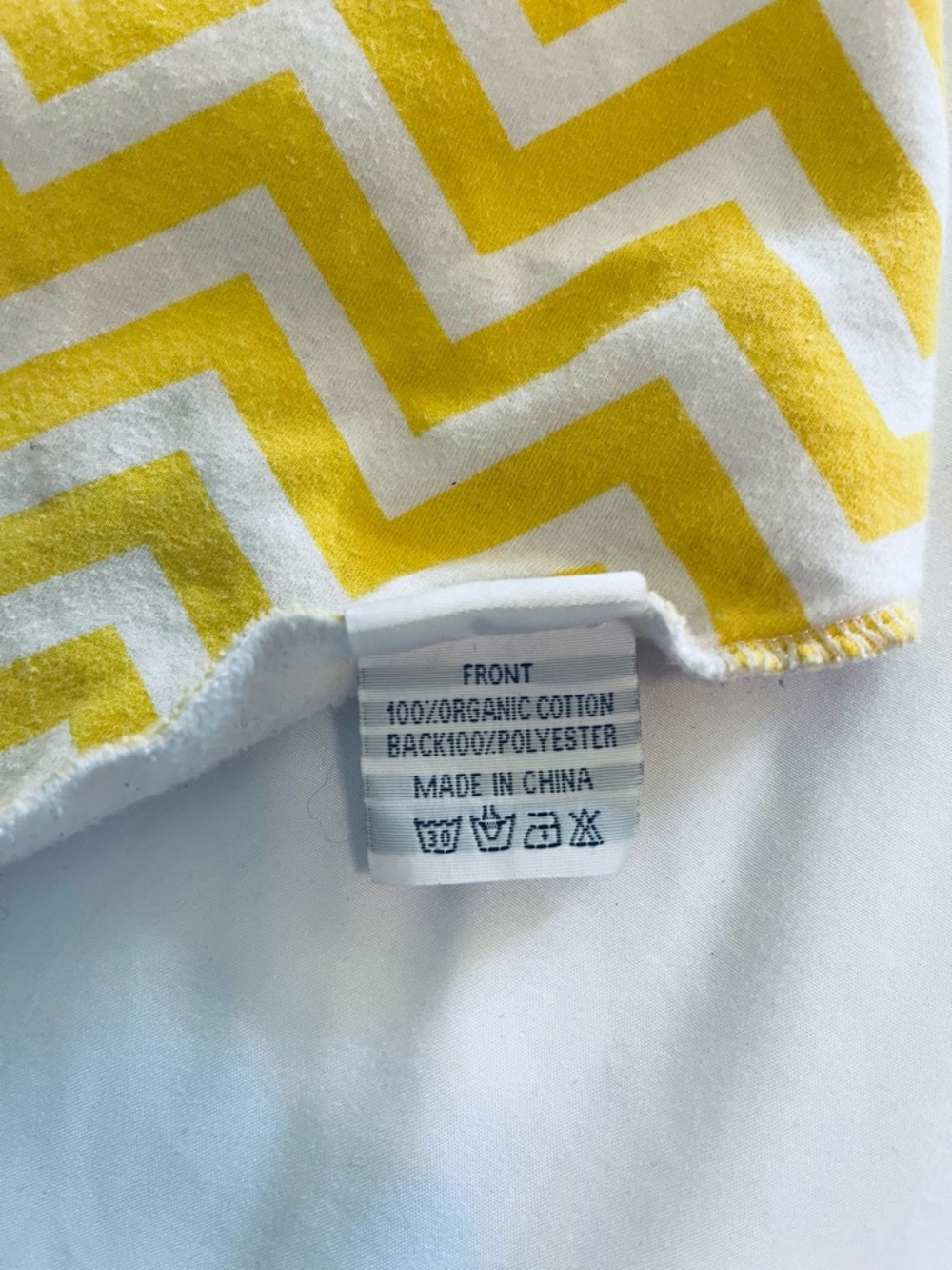 Yellow Chevron Bandana Bib for Babies - Soft Absorbent Drool Protector
4/$18 - Picture 2 of 4